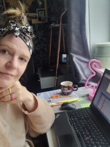 Addicted to Admin in home office