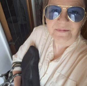 Addicted to Admin ready to go to work with Laptop in hand