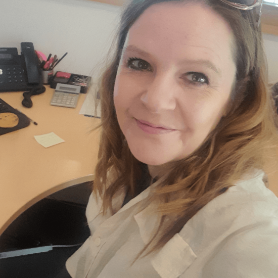 Helen from Addicted to Admin at work